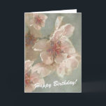 Bonne carte florale sereine pour anniversaire<br><div class="desc">Magnifique Carte d'anniversaire - dites-le avec des fleurs sereines</div>