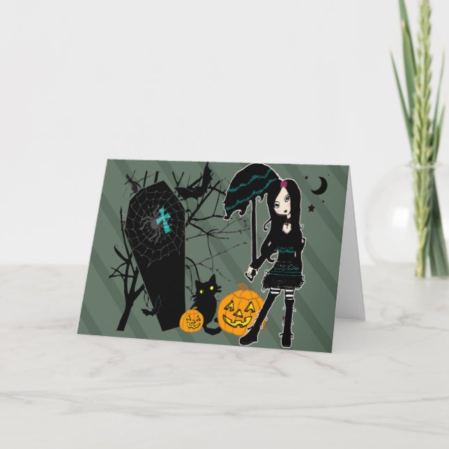 Bonne carte Halloween (Devant)