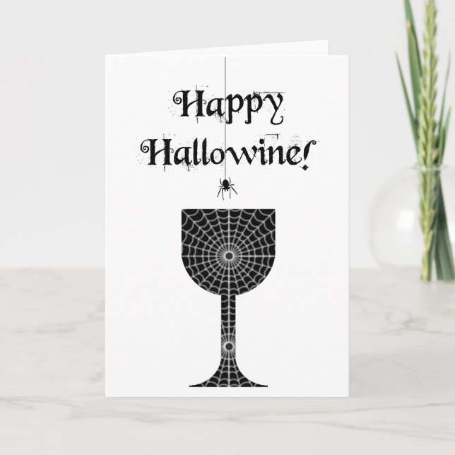 Bonne carte Hallowine Halloween (Devant)