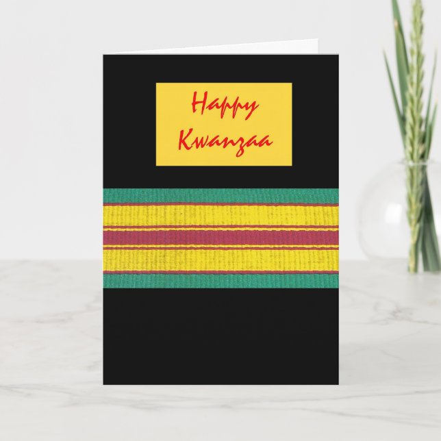 Bonne carte Kwanzaa (Devant)