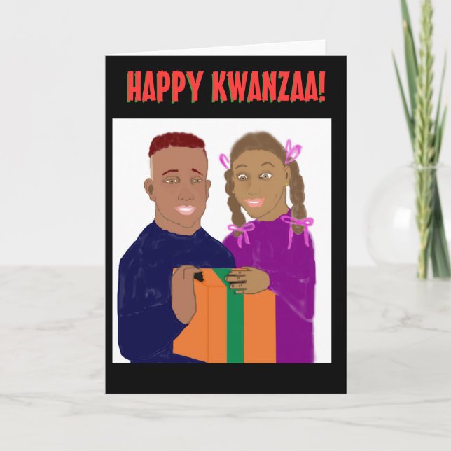 Bonne carte Kwanzaa (Devant)