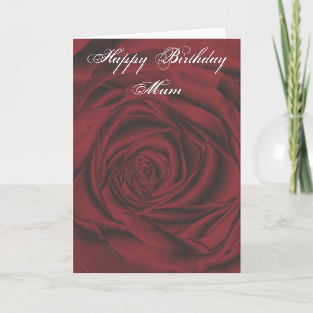 Bonne carte mère d'anniversaire (Devant)