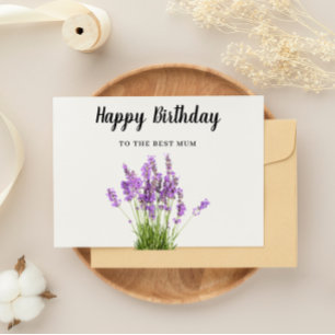 Bonne carte mère d'anniversaire