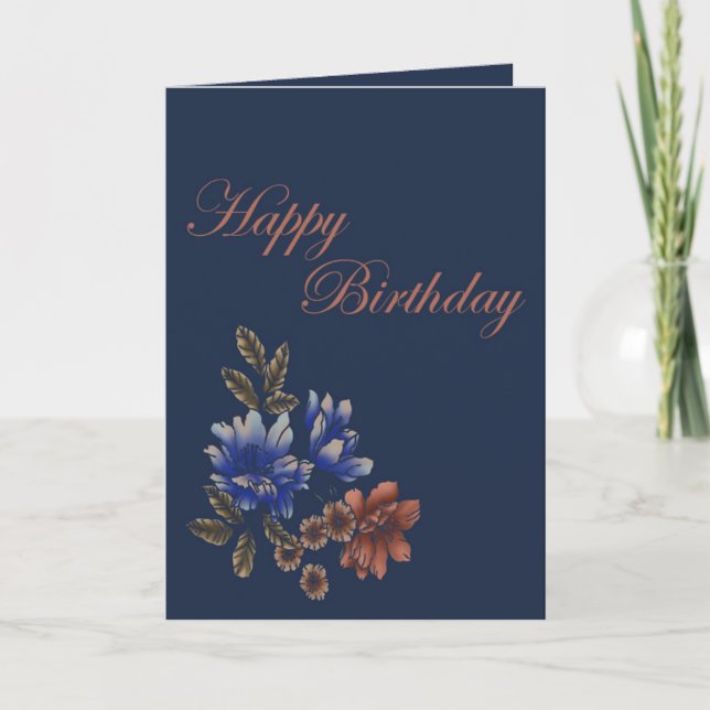 Bonne carte mère d'anniversaire (Devant)