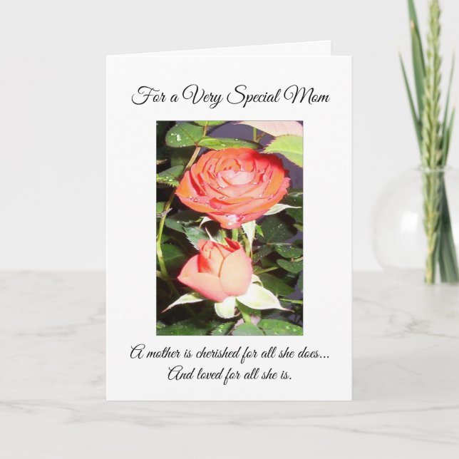 Bonne carte mère de Pâques - Rose (Devant)