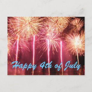 Bonne carte postale 4 juillet