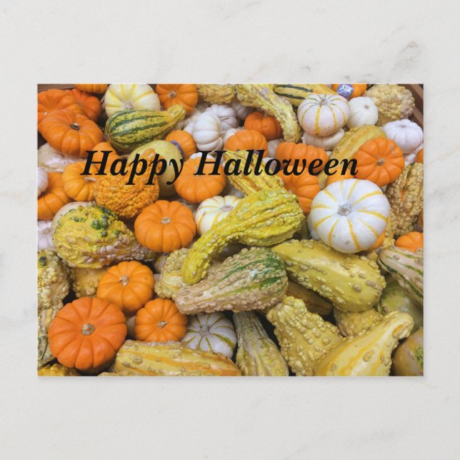 Bonne carte postale Citrouille Halloween (Devant)