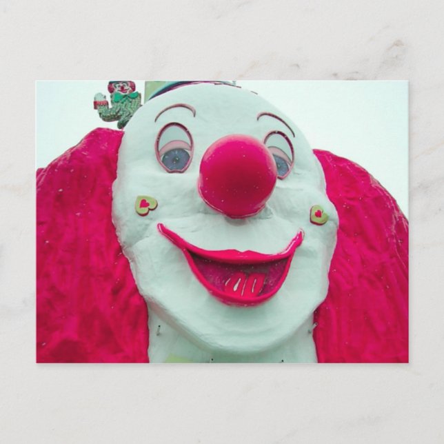 Bonne carte postale clown (Devant)