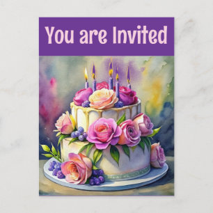 Bonne carte postale d'anniversaire