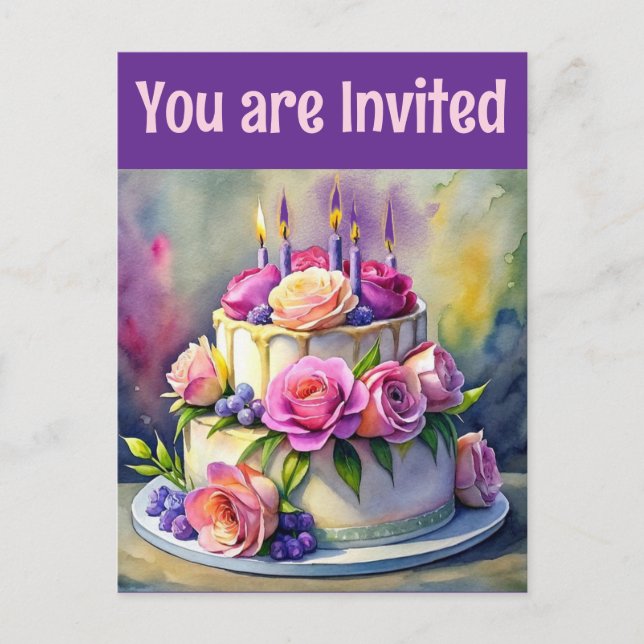 Bonne carte postale d'anniversaire (Devant)