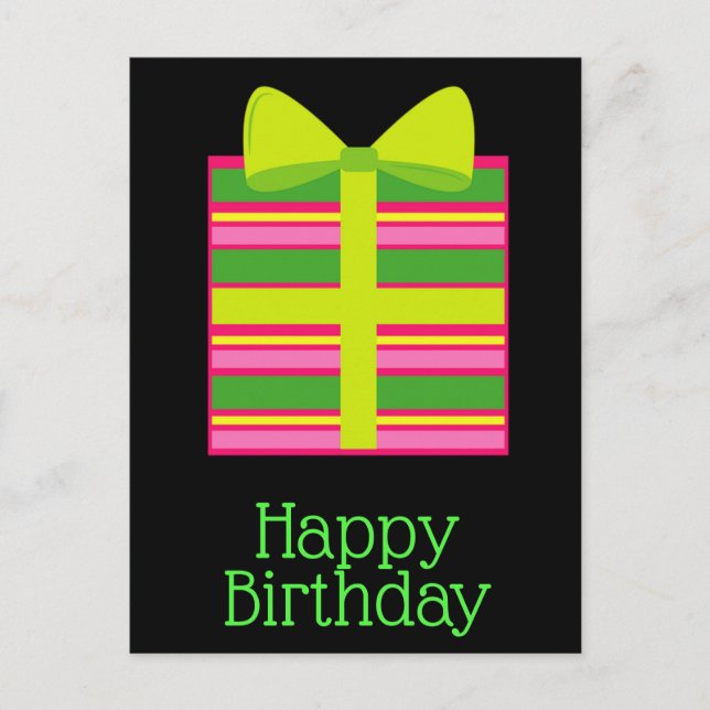 Bonne carte postale d'anniversaire (Devant)