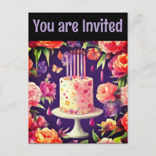 Bonne carte postale d'anniversaire