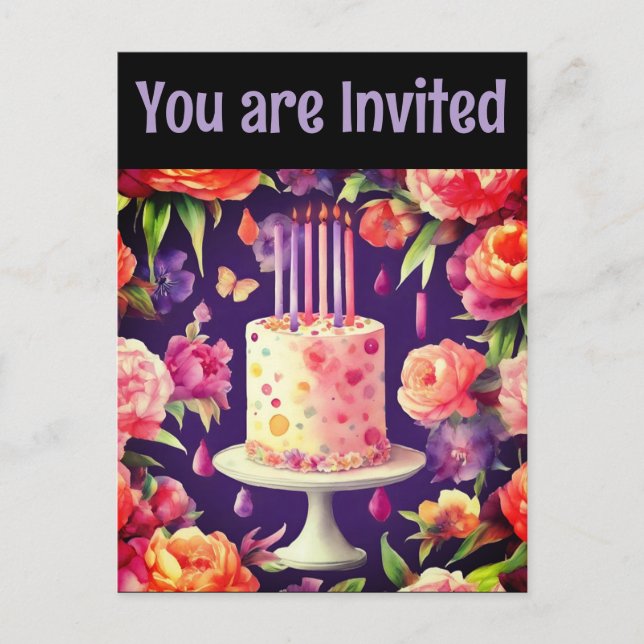 Bonne carte postale d'anniversaire (Devant)