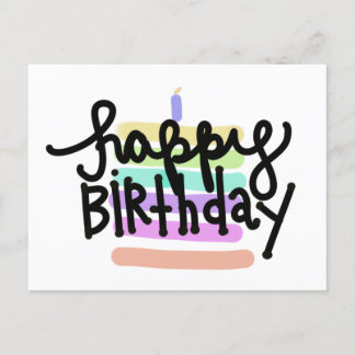 Bonne carte postale d'anniversaire