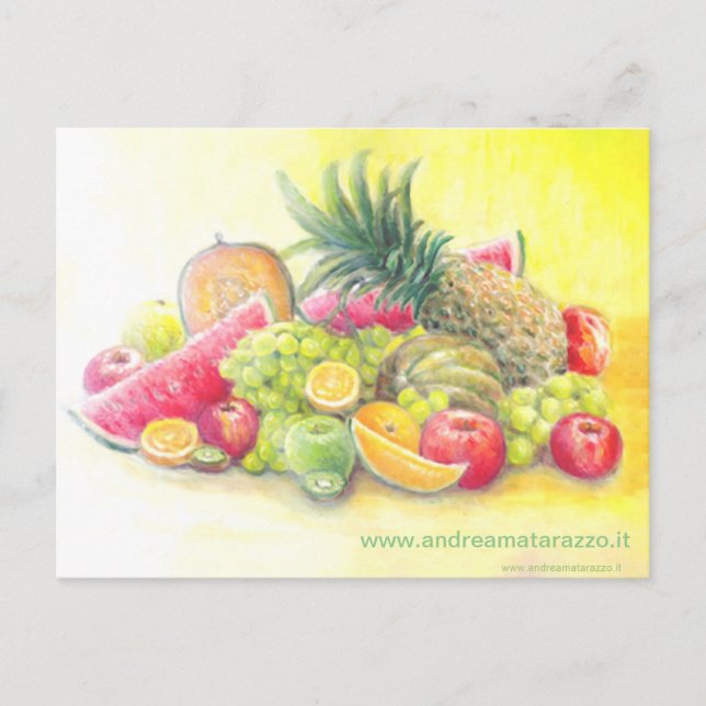 Bonne carte postale de fruits (Devant)