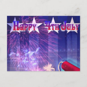 Bonne carte postale du 4 juillet