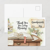 Bonne carte postale du jour des grands-parents