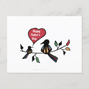 Bonne carte postale fête des pères