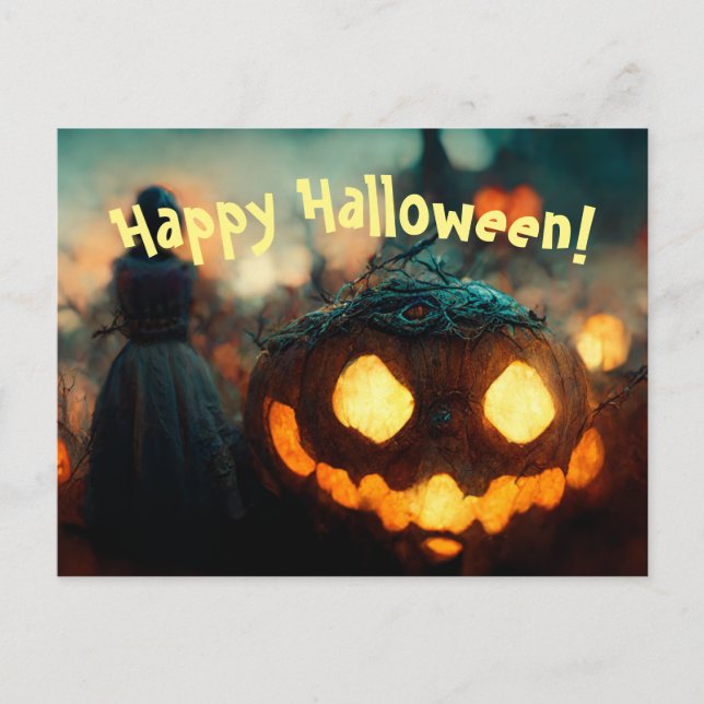 Bonne carte postale Halloween (Devant)