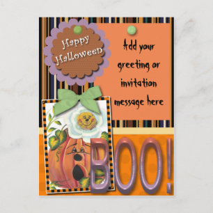 Bonne carte postale Halloween