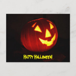 Bonne carte postale Jack o' Lantern Halloween