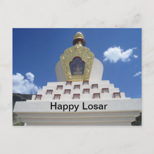 Bonne carte postale Losar Stupa