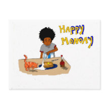 Bonne carte postale lundi