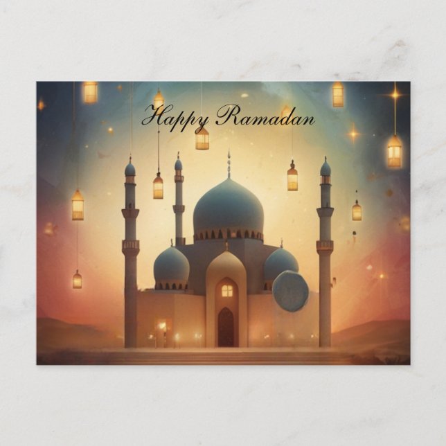 Bonne carte postale Ramadan (Devant)