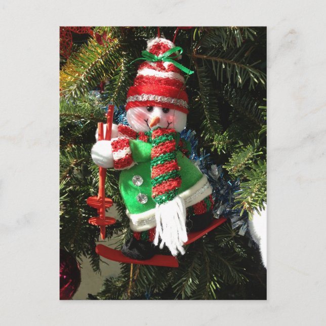 Bonne carte postale Snowman (Devant)