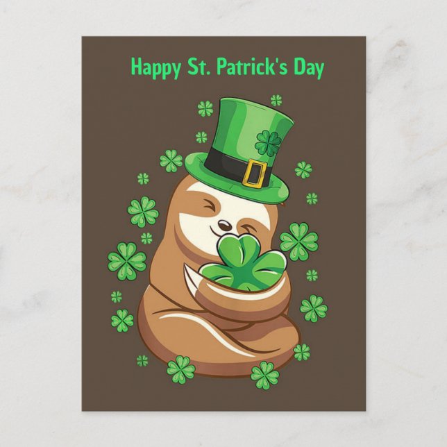 Bonne carte postale St. Patrick's Day (Devant)