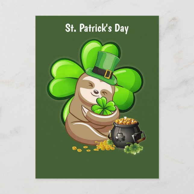 Bonne carte postale St. Patrick's Day (Devant)
