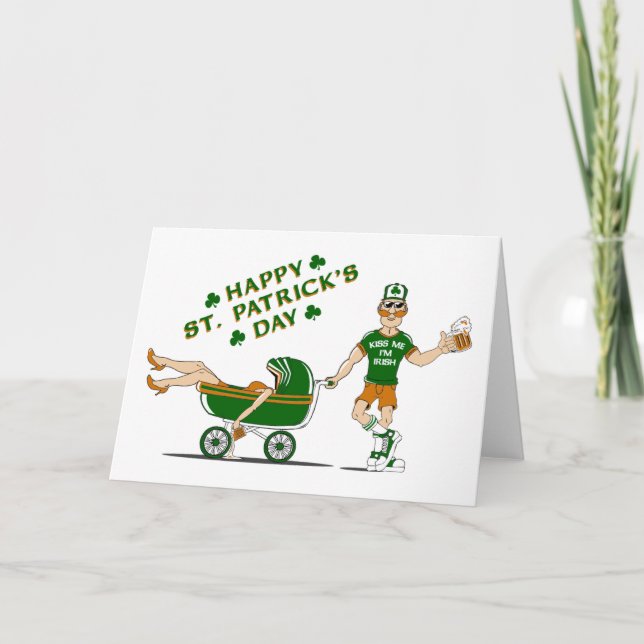 Bonne carte St. Patrick's Day (Devant)
