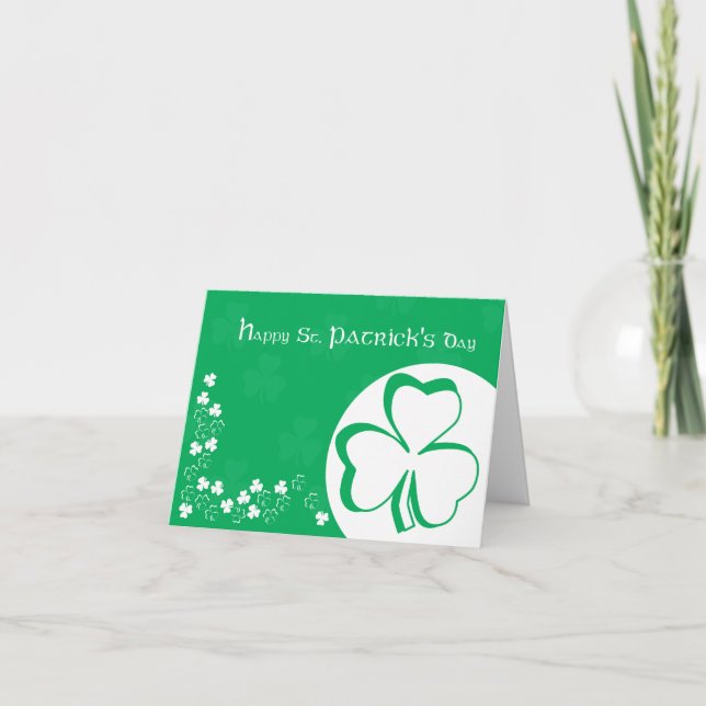 Bonne carte St. Patrick's Day Card (Devant)