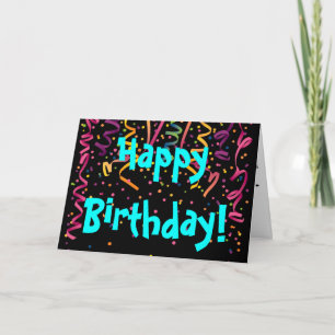 Bonne carte Unisex Super Confetti Anniversaire