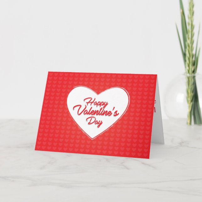 Bonne carte Valentine (Devant)