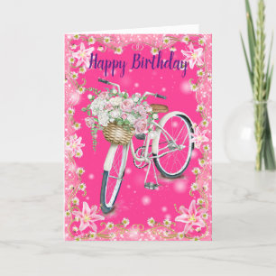 Bonne carte Vintage d'anniversaire