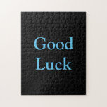 Bonne chance ou vos mots Puzzle<br><div class="desc">Pour plus de puzzles,  consultez ma collection ici : https://www.zazzle.com/collections/puzzles-119365910668886310?rf=238930530889665547</div>