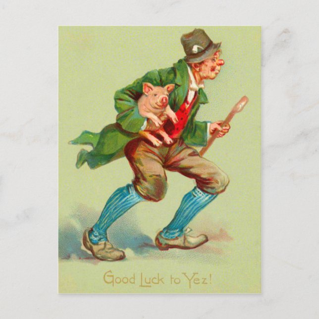 Bonne chance St. Patrick's Day Cartes postales (Devant)