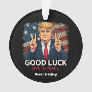 Bonne chance Vivre En Paix Drôle Citation Patrioti