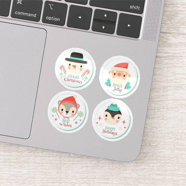 Bonne collection de stickers de Noël (Détail)