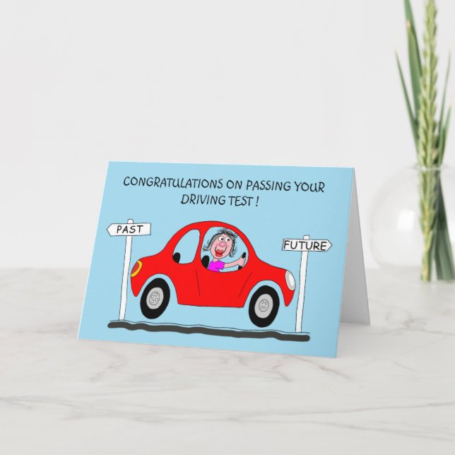 Bonne dame vient de passer la carte d'examen de co (Devant)