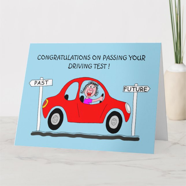Bonne dame vient de passer la carte d'examen de co (Devant)