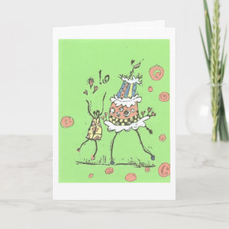 Bonne Danse Carte d'anniversaire