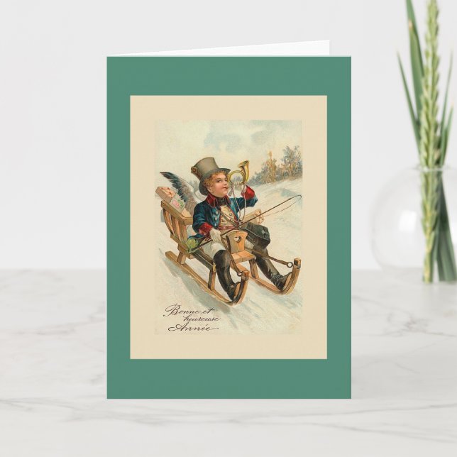 Bonne et carte française de nouvelle année d'Annee (Devant)