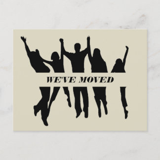 Bonne famille Couleur douce Nouvelle maison Carte