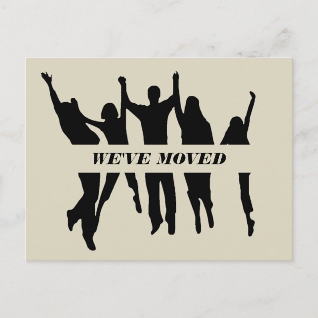 Bonne famille Couleur douce Nouvelle maison Carte  (Devant)