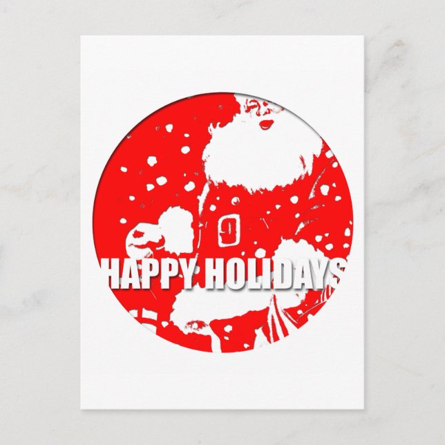 Bonne fête 2016 Carte postale du Père Noël (Devant)