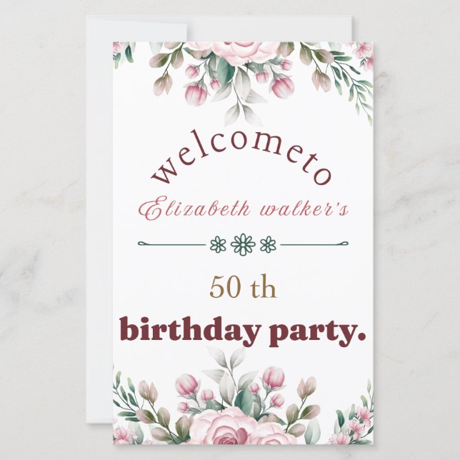 Bonne fête d'anniversaire (Devant)