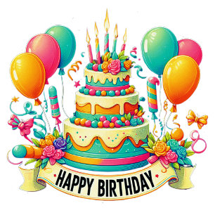 Bonne fête d'anniversaire en style T-Shirt