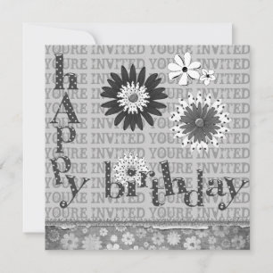Bonne fête d'anniversaire Invitations